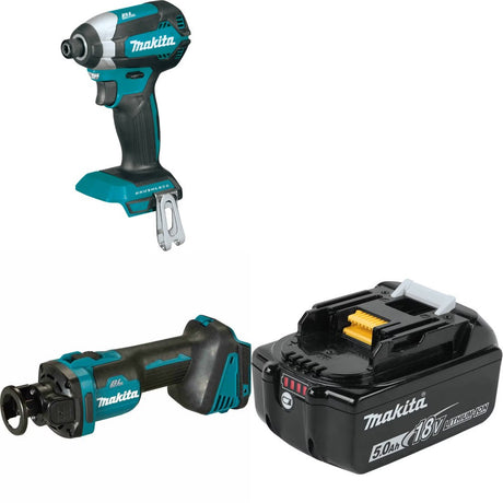 Makita XDT13Z Impact Driver Kit W/ Cut-Out Tool and FREE Battery