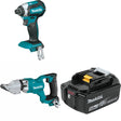 Makita XDT13Z Impact Driver Kit W/ Straight Shear and FREE Battery