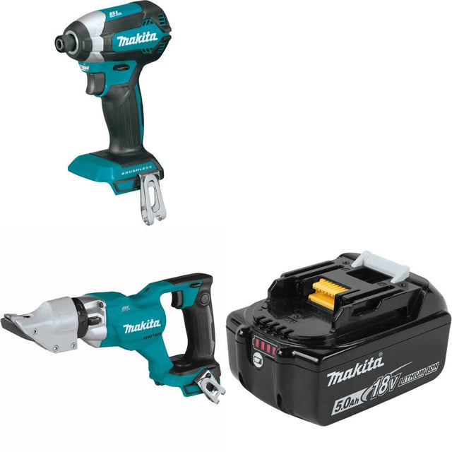 Makita XDT13Z Impact Driver Kit W/ Straight Shear and FREE Battery