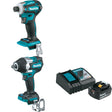 Makita XDT19Z 18V Impact Driver W/ XWT18Z 18V Impact Wrench & FREE Starter Pack