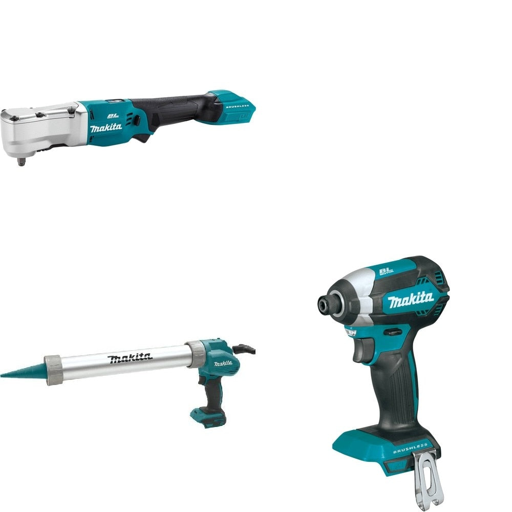Makita XGC01ZB Caulk and Adhesive Gun W/ XLT03Z Angle Impact Wrench and FREE XDT13Z