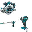 Makita XGC01ZB Caulk and Adhesive Gun W/ XSH03Z Circular Saw and FREE XDT13Z Impact Driver