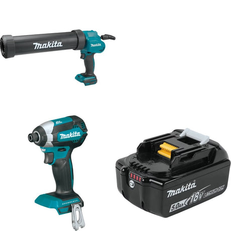 Makita XGC01ZC Caulk Gun Kit W/ XDT13Z Impact Driver and FREE Battery
