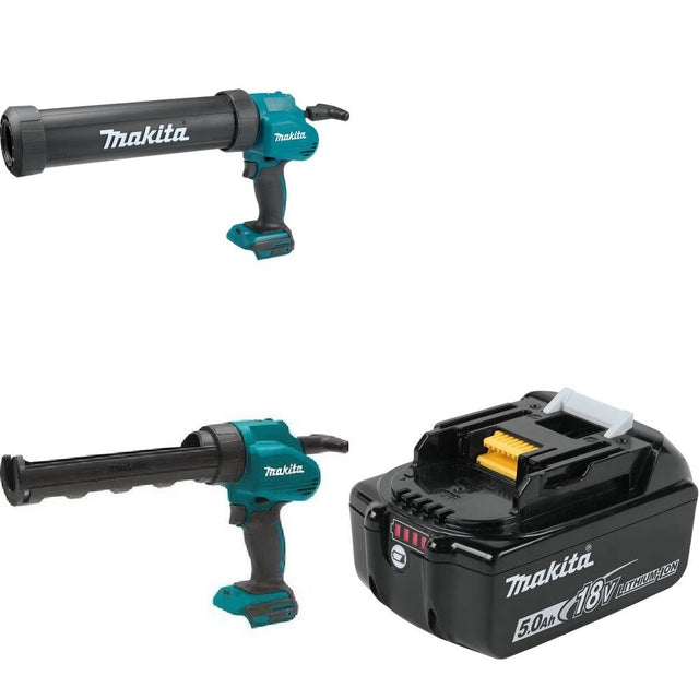 Makita XGC01ZC Caulk Gun Kit W/ XGC01Z Caulk Gun and FREE BL1850B Battery