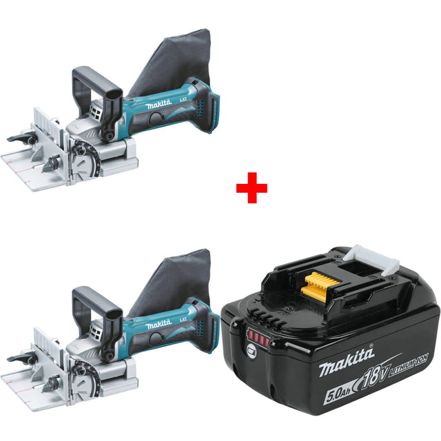 Makita XJP03Z 18V LXT Plate Joiner (Bare Tool) w/ FREE BL1850B 18V 5.0Ah Battery