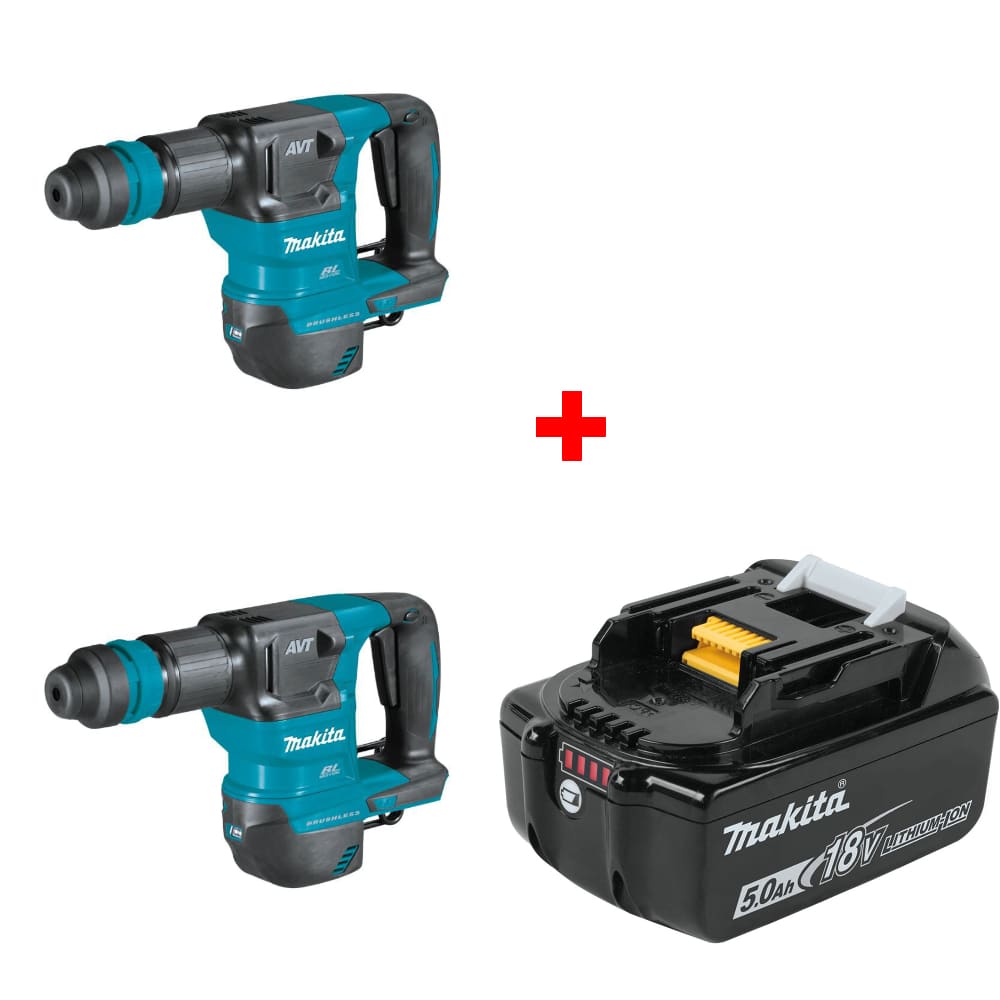Makita XKH01Z 18V LXT AVT Power Scraper w/ FREE BL1850B 18V LXT 5.0Ah Battery