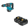 Makita XKH01Z 18V LXT AVT Power Scraper, accepts SDS-PLUS, Tool Only W/ BL1850B-2 5.0Ah Battery