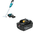 Makita XLC03R1WX4 18V LXT Compact Cordless Vacuum Kit, Trigger w/ Lock W/ BL1840B 4.0Ah Battery