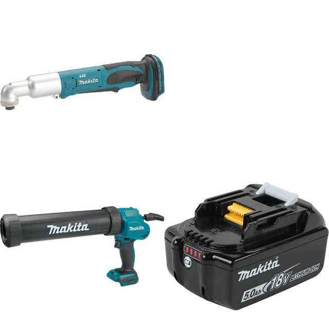 Makita XLT01Z Angle Impact Driver Kit W/ Caulk Gun and FREE 5.0Ah Battery