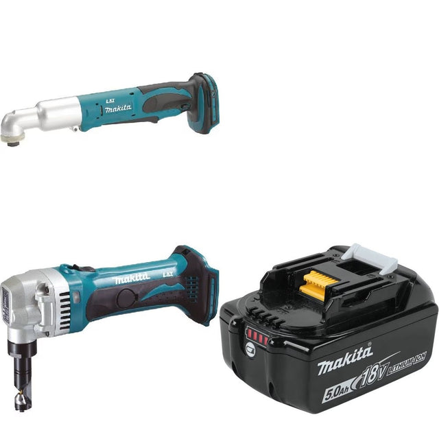 Makita XLT01Z Angle Driver Kit W/ Nibbler and FREE 5.0Ah Battery