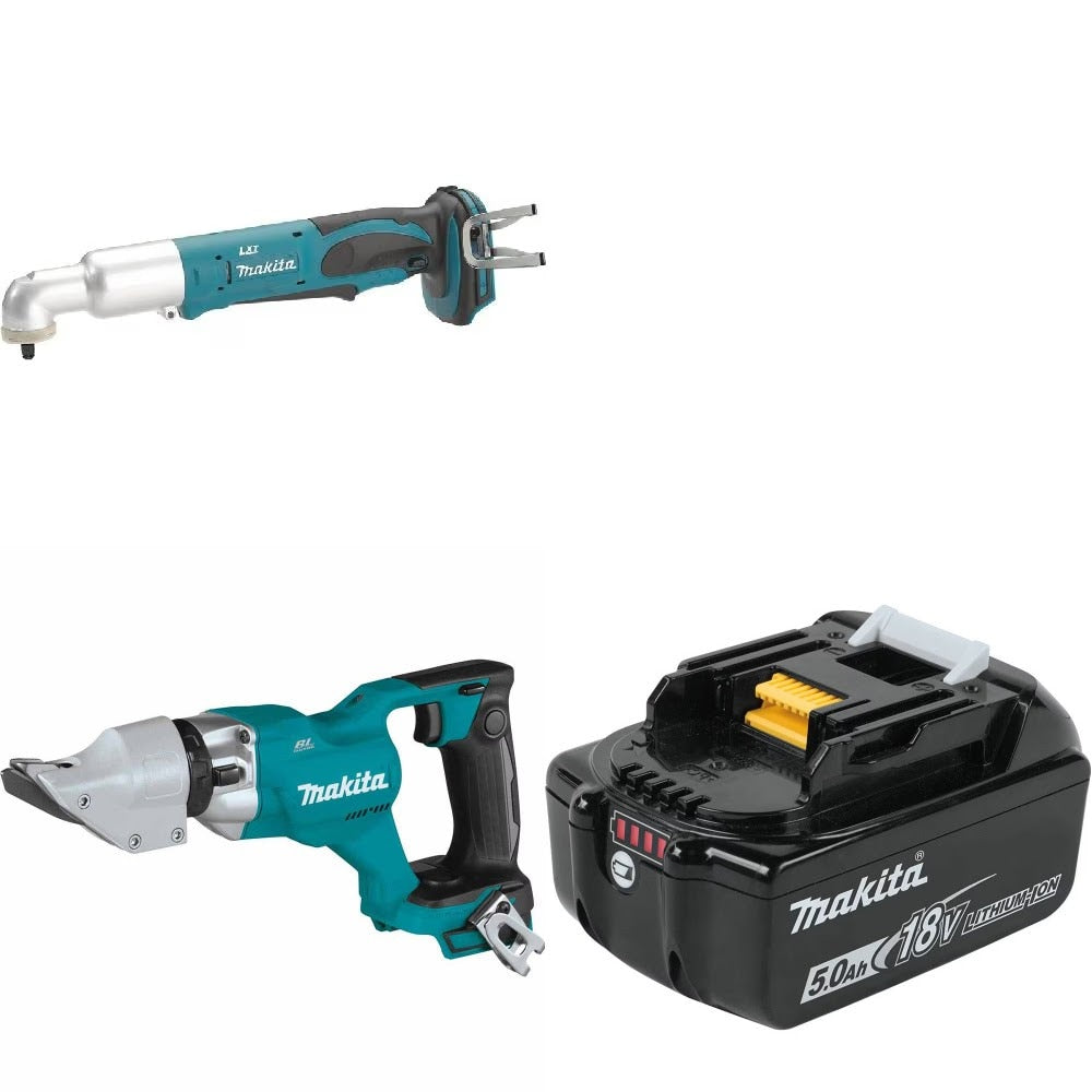 Makita XLT02Z Angle Wrench Kit W/ Straight Shear and FREE Battery
