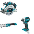 Makita XLT03Z Angle Impact Wrench W/ XSH03Z Circular Saw and FREE XDT13Z Impact Driver