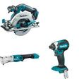 Makita XLT03Z Angle Impact Wrench W/ XSH03Z Circular Saw and FREE XDT13Z Impact Driver