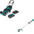 Makita XML08PT1 Lawn Mower Kit W/ FREE XRU15Z String Trimmer