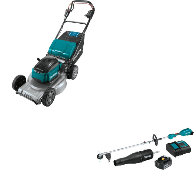 Makita XML09PT1 21" Lawn Mower Kit W/ FREE XUX02SM1X3 Power Head Kit