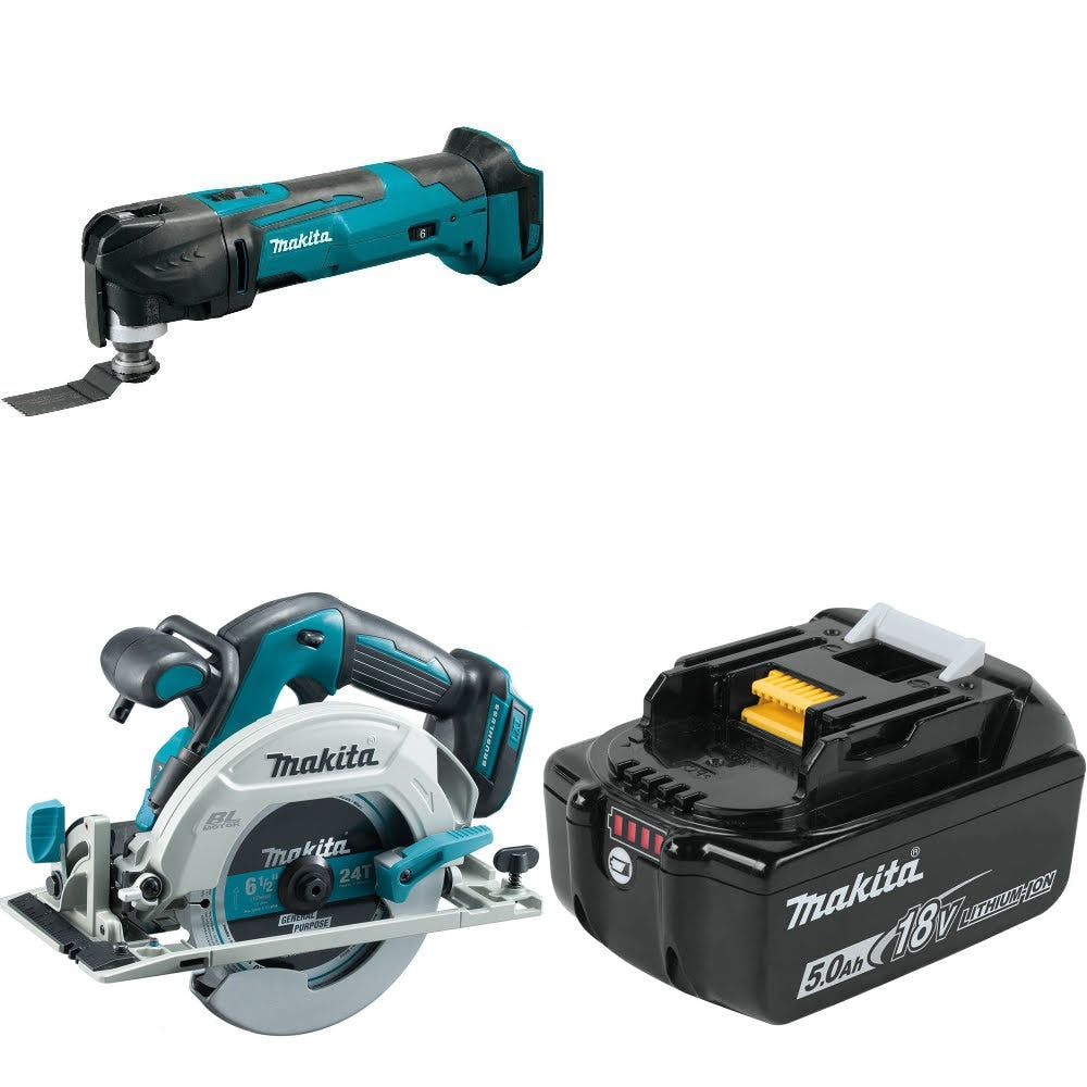 Makita XMT03Z Multi-Tool Kit W/ XSH03Z Circular Saw and FREE BL1850B Battery