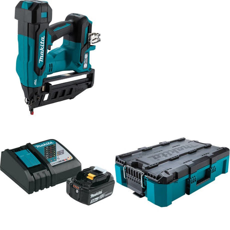 Makita XNB05Z 16 Ga Finish Nailer Kit W/ BL1850BDC1 Battery/Charger and FREE T-90037 Tool Box