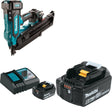 Makita XNB07Z 30Â° Framing Nailer Kit W/ BL1850BDC1 18V Starter Pack and FREE BL1860B 6.0Ah Battery