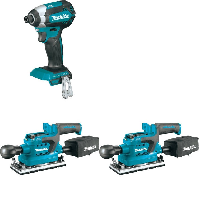 Makita XOB03Z[2] Finishing Sander W/ FREE XDT13Z Impact Driver