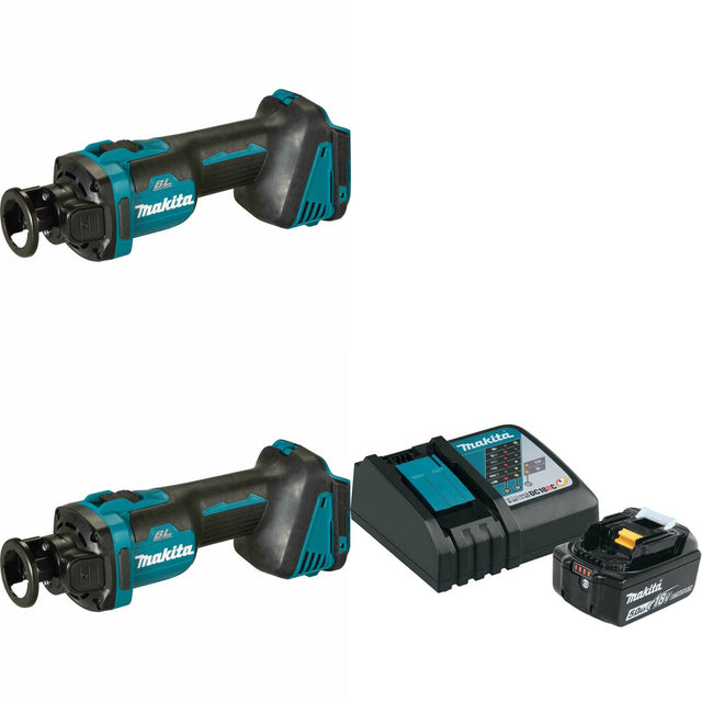 Makita XOC02Z 18V LXT Cut-Out Tool W/ EXTRA 18V Cut-Out Tool & FREE Starter Pack