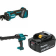Makita XOC02Z Cut-Out Tool Kit W/ Caulk Gun and FREE BL1850B Battery
