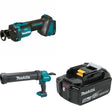 Makita XOC02Z Cut-Out Tool Kit W/ XGC01ZC Caulk Gun and FREE Battery