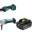Makita XOC02Z Cut-Out Tool Kit W/ XNJ01Z Nibbler and FREE BL1850B Battery
