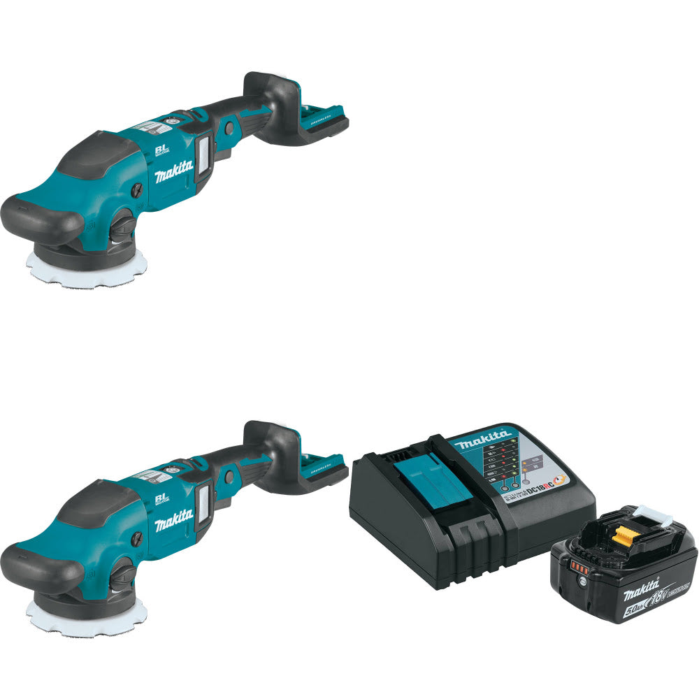 Makita XOP02Z 18V LXT Oribit Polisher W/ EXTRA 18V Polisher & FREE Starter Pack