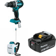 Makita XPH12Z Hammer Driver-Drill Kit W/ XSU01Z Sprayer and FREE BL1850B Battery