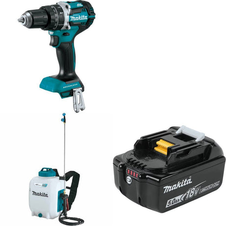 Makita XPH12Z Hammer Driver-Drill Kit W/ XSU01Z Sprayer and FREE BL1850B Battery