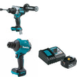 Makita XPH14Z Hammer Driver-Drill W/ XSA01Z Blower/Inflator & FREE Starter Pack