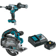 Makita XPH14Z 18V Hammer Driver-Drill W/ XSC04Z 18V Saw  & FREE Starter Pack