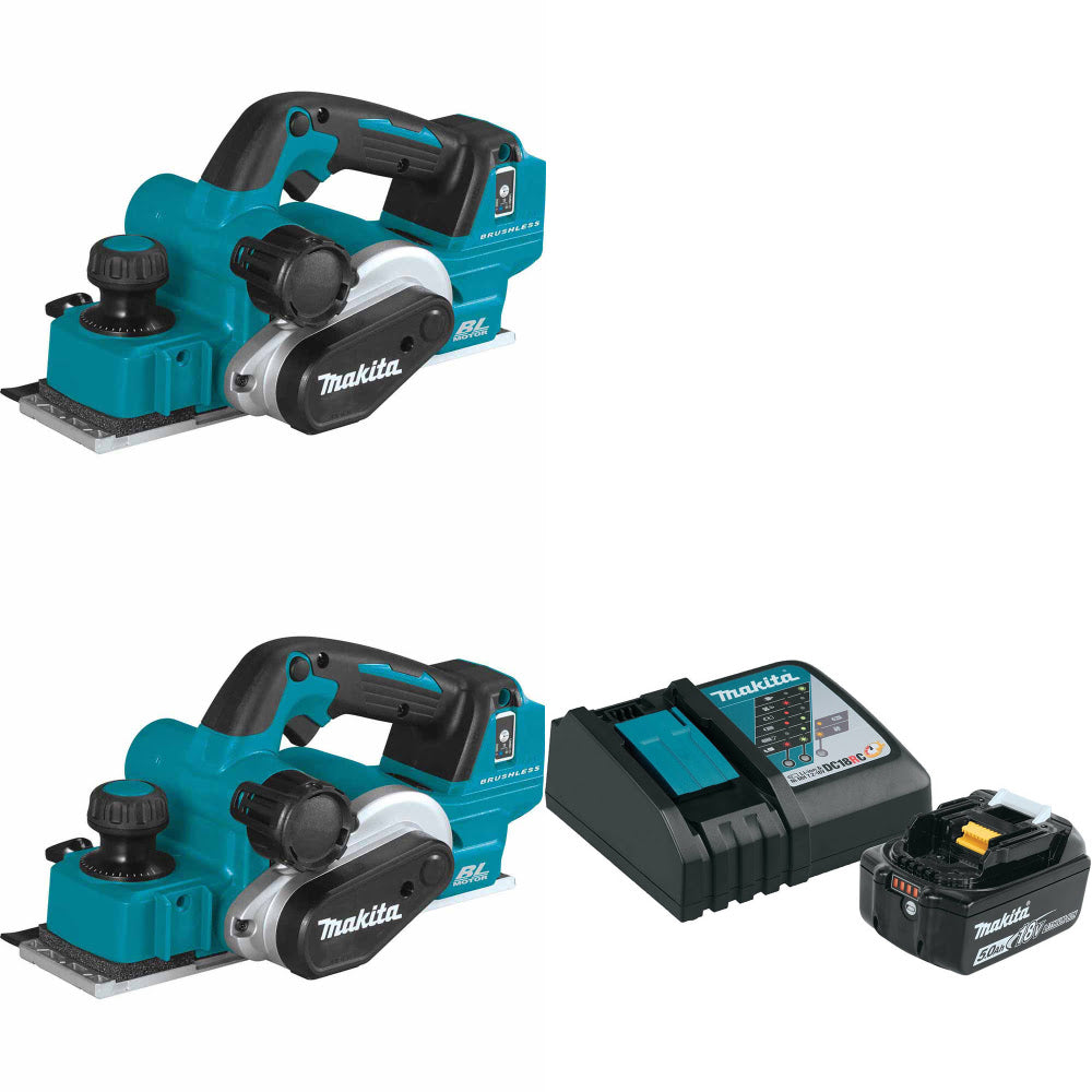 Makita XPK02Z 18V LXT 3-1/4" Planer W/ EXTRA 18V Planer & FREE Starter Pack