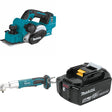 Makita XPK02Z Planer Kit W/ XLT02Z Angle Impact Wrench and FREE Battery