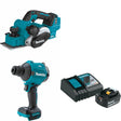 Makita XPK02Z 18V LXT Planer W/ XSA01Z 18V Blower/Inflator & FREE Starter Pack