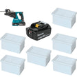 Makita XRH011TWX 1" Rotary Hammer Kit W/ FREE BL1850B Battery and FREE 197556-3 HEPA Filter, 6 Pack