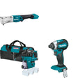Makita XRH01ZWX Rotary Hammer W/ XLT03Z Angle Impact Wrench and FREE XDT13Z Impact Driver