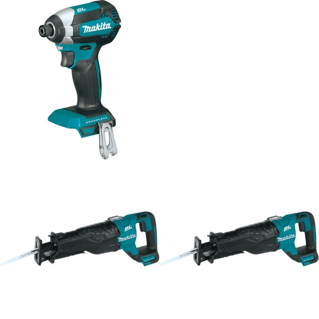 Makita XRJ05Z[2] Recipro Saw W/ FREE XDT13Z Impact Driver