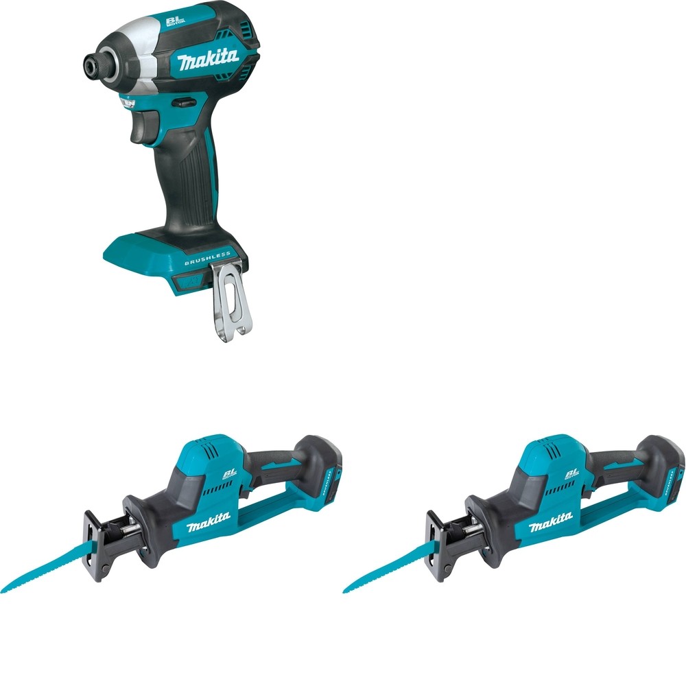 Makita XRJ08Z[2] Recipro Saw W/ FREE XDT13Z Impact Driver