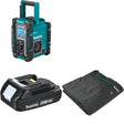 Makita XRM10 18V LXT 12V Charger/Radio W/ FREE BL1820B 18V Battery & Blanket