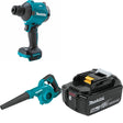 Makita XSA01Z High Speed Blower/Inflator Kit W/ XBU05Z Blower and FREE BL1850B Battery