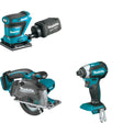 Makita XSC03Z Metal Cutting Saw W/ XOB02Z Finishing Sander and FREE XDT13Z Impact Driver