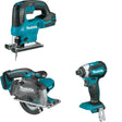 Makita XSC03Z Metal Cutting Saw W/ XVJ04Z Jig Saw and FREE XDT13Z Impact Driver