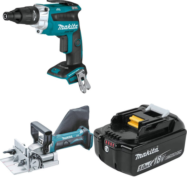 Makita XSF05Z Screwdriver Kit W/ Plate Joiner and FREE Battery