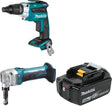 Makita XSF05Z Screwdriver Kit W/ XNJ01Z Nibbler and FREE BL1850B Battery