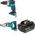 Makita XSF05Z Screwdriver Kit W/ XSJ03Z Shear and FREE BL1850B Battery