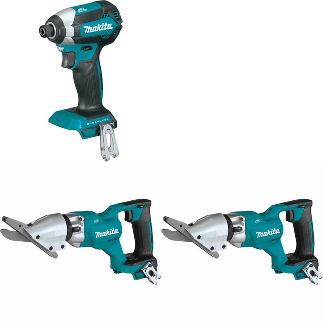 Makita XSJ05Z[2] Fiber Cement Shear W/ FREE XDT13Z Impact Driver