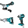 Makita XSJ05Z Fiber Cement Shear W/ XAG20Z Cut-Off/Angle Grinder and FREE XDT13Z Impact Driver