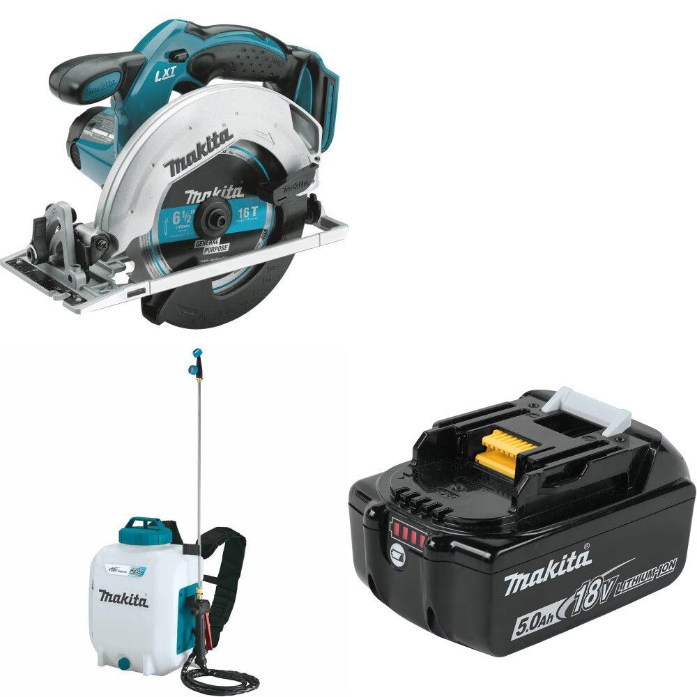 Makita XSS02Z Circular Saw Kit W/ XSU01Z Sprayer and FREE BL1850B Battery