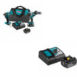 Makita XT297T 2 Pc. Combo Kit, XPH14Z, XDT20Z, bag W/ ADBL1840BDC1 Battery and Charger